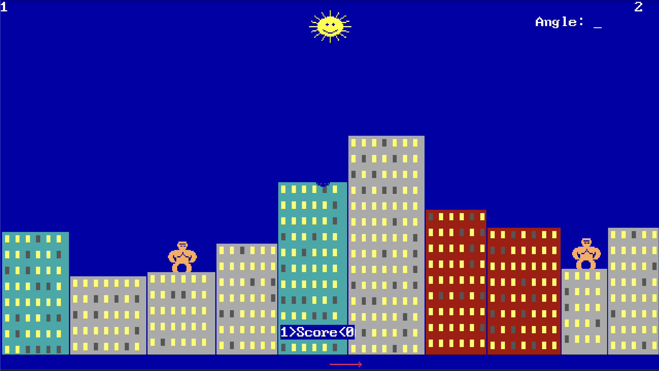 1990 Gorillas Video Game